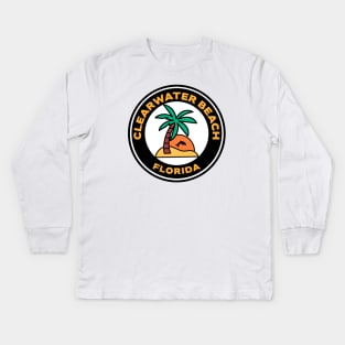 Clearwater Beach Kids Long Sleeve T-Shirt